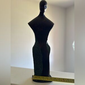 Elegant Bronze, Cooper and Turquoise Sculpture